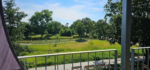 Sicht vom Balkon - Bellevue 5 Zimmer mit großem Sonnen-Balkon