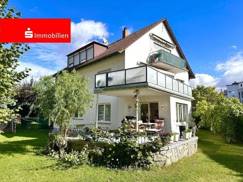 Gartenansicht - Großes 3 bis 4 Familienhaus in gefragter Wohnlage von OF - Bürgel