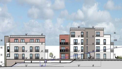 Ansicht Westen - Etagenwohnung mit 90,50 m² in Treis-Karden zum Kaufen