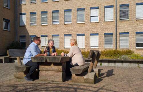 Outdoor Kaffeepause - Büro in Köln