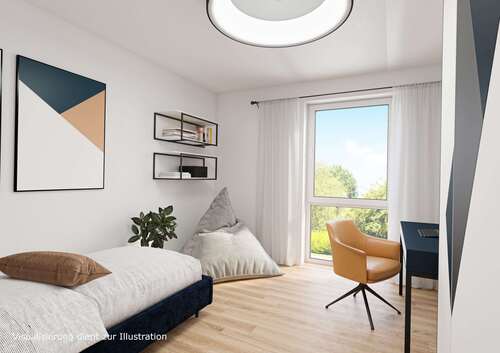 Kinderzimmer Illustration - 3 Zimmer Etagenwohnung in Bitburg