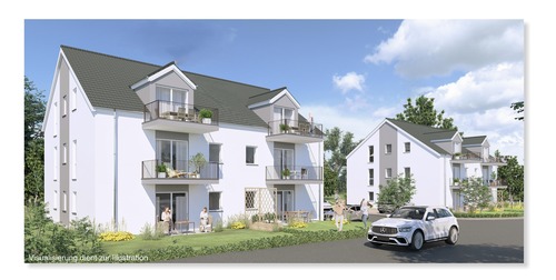 Außenansicht Gesamt 38 - Etagenwohnung mit 65,40 m² in Bitburg zum Kaufen