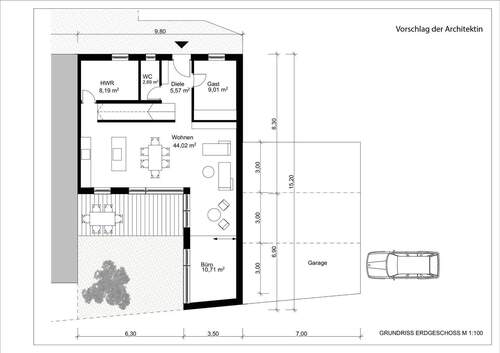 Vorschlag der Architekten - 