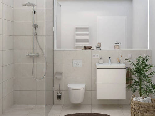 Badezimmer - 5 Zimmer Etagenwohnung in Bietigheim-Bissingen