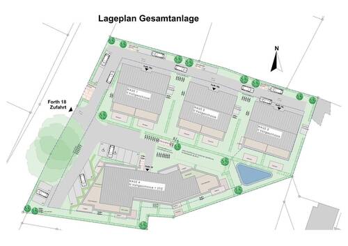 Lageplan der Gesamtanlage - 