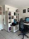 Wohnzimmer mit Arbeitsplatz - 