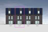 Gartenansicht - Großzügig wohnen: Mit lichtdurchflutetem Dachstudio & Terrasse