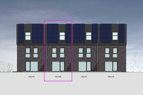 Gartenansicht - Großzügig wohnen: Mit lichtdurchflutetem Dachstudio & Terrasse