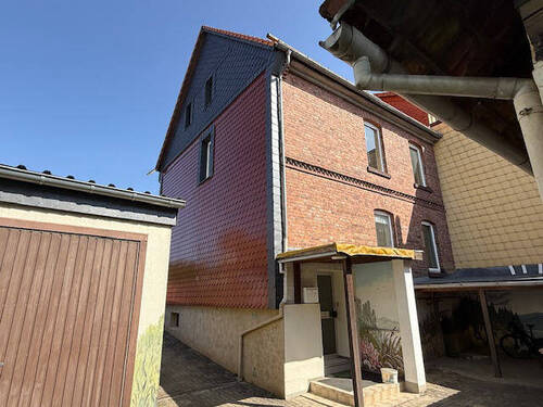 Ansicht vom Garten - 8 Zimmer Doppelhaushälfte in Bad Lauterberg