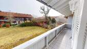überdachter Balkon - 5 Zimmer Etagenwohnung in Otterfing