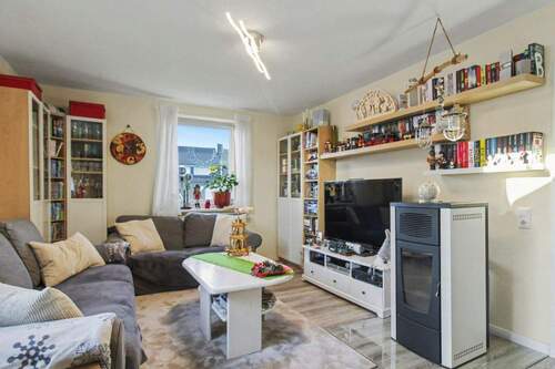 Wohnzimmer mit Pelletofen - 