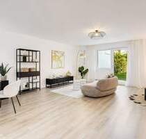 Sonnige 2-Zimmer Gartenwohnung, frisch renoviert, Fernwärme, TG-Stellplatz - München Bogenhausen