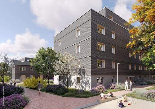 Außenvisualisierung 12 - Schöne 3-Zimmer-Wohnung mit ca. 73m² samt Dusche und Balko