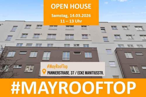 MayRoofTop OPEN HOUSE - Komfortable 2 bis 3-Zimmer-Neubauwohnung mit herrlicher Aussicht