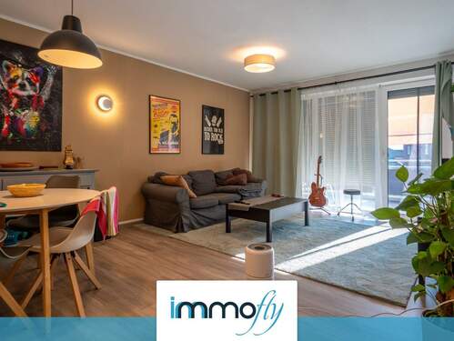 Wohn Essbereich - Lebensqualität auf 62 m²: 2-Zimmer-Wohnung mit Balkon, offenem Raumgefühl und cleverem Grundriss