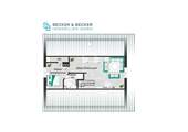 Grundriss Spitzboden - 