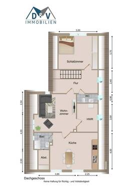Wohnung 2 - Dachgeschoss - 