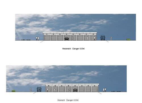 Ansichten L-Garagen - 