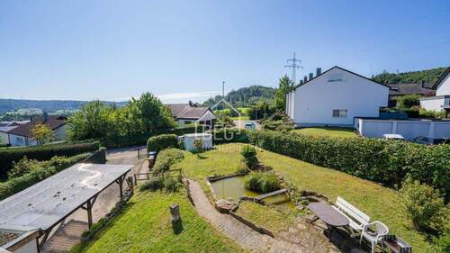 Vogelperspektive - Doppelhaushälfte mit 122,50 m&sup2; in Gaildorf zum Kaufen