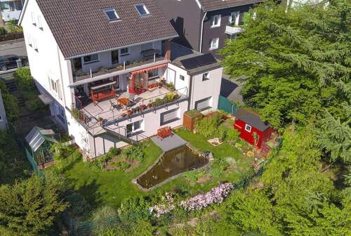 Südseite mit Garten & Terrasse - Hochwertiges StadthausMehrgenerationenhaus (Zentrum), Einliegerwohnung, schöner Garten (maklerfrei)