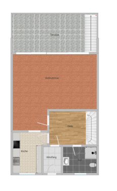 Aufteilung Erdgeschoss - 