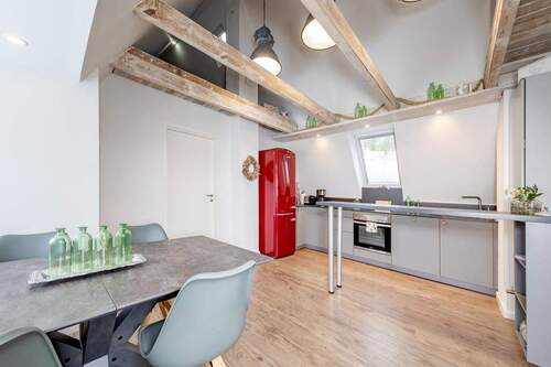 Küche mit Holztragwerk - 