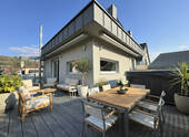 Terrasse virtuelles Homestaging - 5 Zimmer Doppelhaushälfte zum Kaufen in Hemsbach
