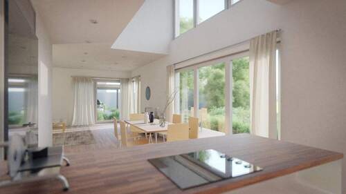 EG- Wohnraum - 4 Zimmer Doppelhaushälfte in Solingen