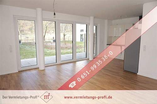 Küche-/Essbereich - Moderne Erdgeschosswohnung mit Einbauküche und Terrasse! Mit direktem Blick auf die Mosel