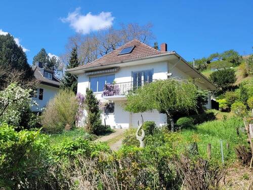 Haus Ansicht - Charmantes Einfamilienhaus in Top-Wohnlage in Bensheim-Auerbach