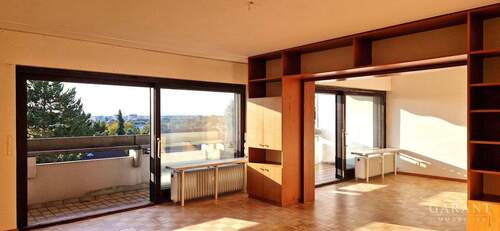 Wohn-Esszimmer mit viel Platz - * Hier erwarten Sie große, helle Räume und ein wirklich toller Blick ins Grüne *