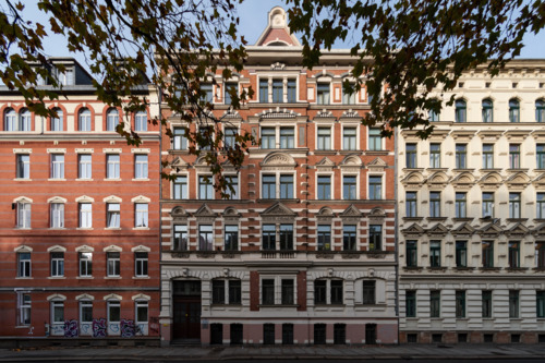 Gebäudeansicht - 3 Zimmer Etagenwohnung zum Kaufen in Leipzig