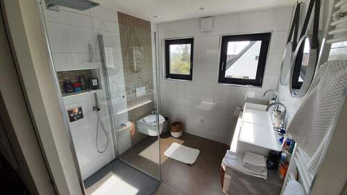 Bad mit Fußbodenheizung - 