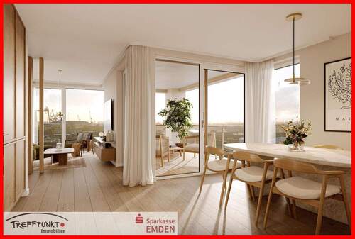 Visualisierung 1 - Etagenwohnung mit 87,60 m² in Emden zum Kaufen