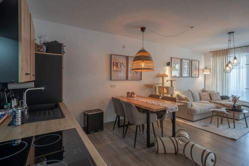 Wohn Ess Kochbereich - 