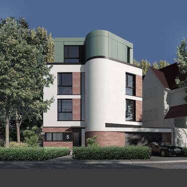 Hausansicht - Moderne Wohnung in einem Eppendorfer Stadthaus