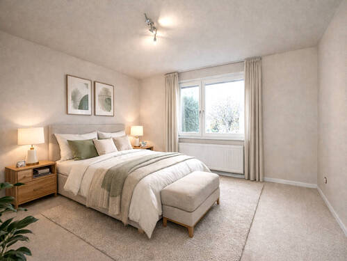 Schlafzimmer (Visualisierung durch KI) - 