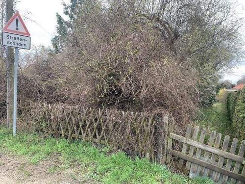 Heutiger Zugang Butzower Weg - Grundstück zum Kaufen in Brandenburg an der Havel