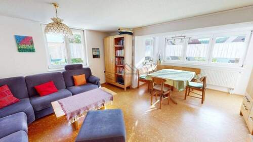 Wohn- und Essbereich - Etagenwohnung mit 111,00 m&sup2; in Tuttlingen / Möhringen zum Kaufen