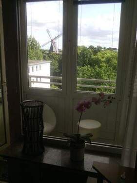 Blick auf die Wall-Mühle - Etagenwohnung in Bremen zum Kaufen