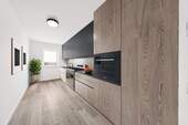 Einrichtungsbeispiel Küche - Über den Dächern: 4 Raum Wohnung: Neubau-Traum mit Südbalkon Energie-Effienzklasse A+