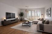 Visualisierung Wohnbereich - 5 Zimmer Etagenwohnung zur Miete in München