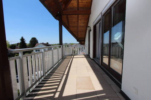 Überdachter Süd-West-Balkon - 