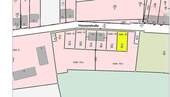 Katasterkarte Fenne Hausenstraße Grundstück DHH 276 m² rechts - Grundstück in Völklingen / Fenne