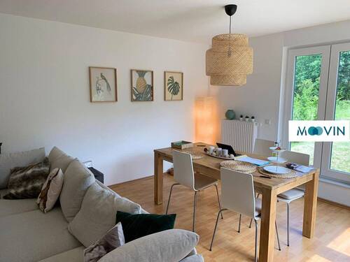 Ansicht I: Wohn- und Esszimmer mit offenem Küchenbereich - 5 Zimmer Reihenmittelhaus zur Miete in Mannheim