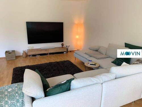 Ansicht II: Wohn- und Esszimmer mit offenem Küchenbereich - 5 Zimmer Reihenmittelhaus in Mannheim