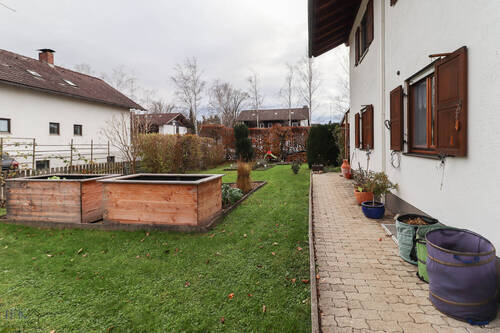 Garten - 6 Zimmer Einfamilienhaus in Huglfing