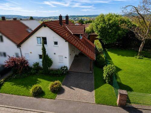 Straßenansicht - 5 Zimmer Doppelhaushälfte in Sinsheim