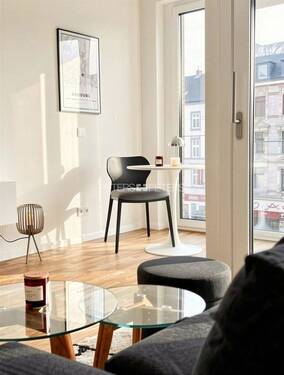 Wohn- und Essbereich - 1 Zimmer Etagenwohnung zur Miete in Hamburg