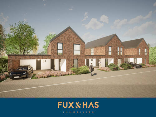 Bild 1 - VERKAUFT: Modernes Eigenheim mit Garten & Carport im KFW-40-Standard!